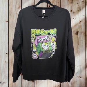 ROMWE Men's Graphic Long Sleeve Shirt. Size XL